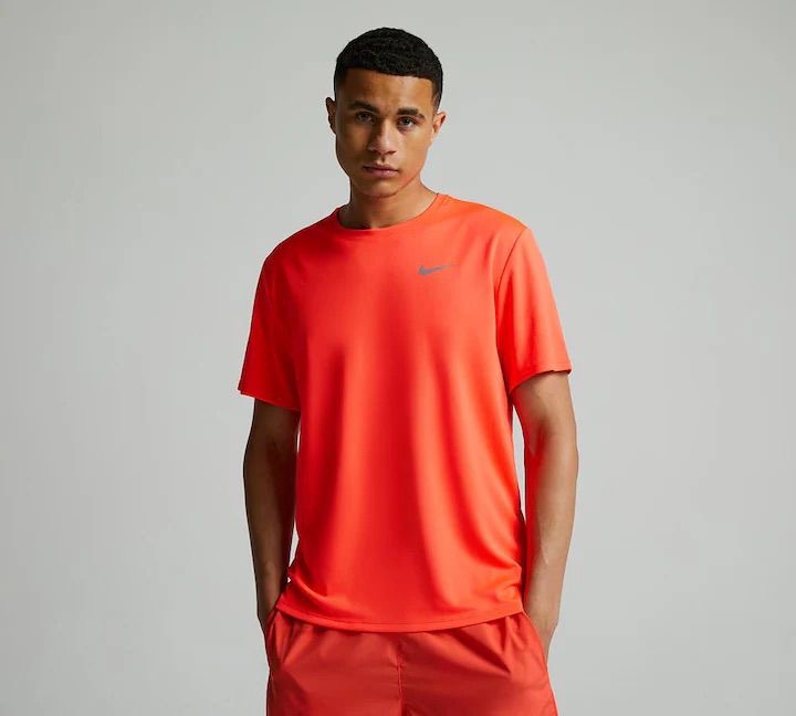 Nike Dri-FIT Miler in Neon Orange