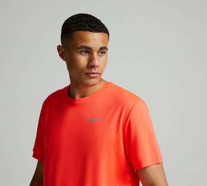 Nike Dri-FIT Miler in Neon Orange
